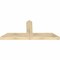 Ekena Millwork Portland Rough Sawn Timber Gable Bracket, Douglas Fir, 60"W x 25"H x 4"D x 6"F, 10/12 Pitch GBW060X25X0406POR00RDF - alternate 3